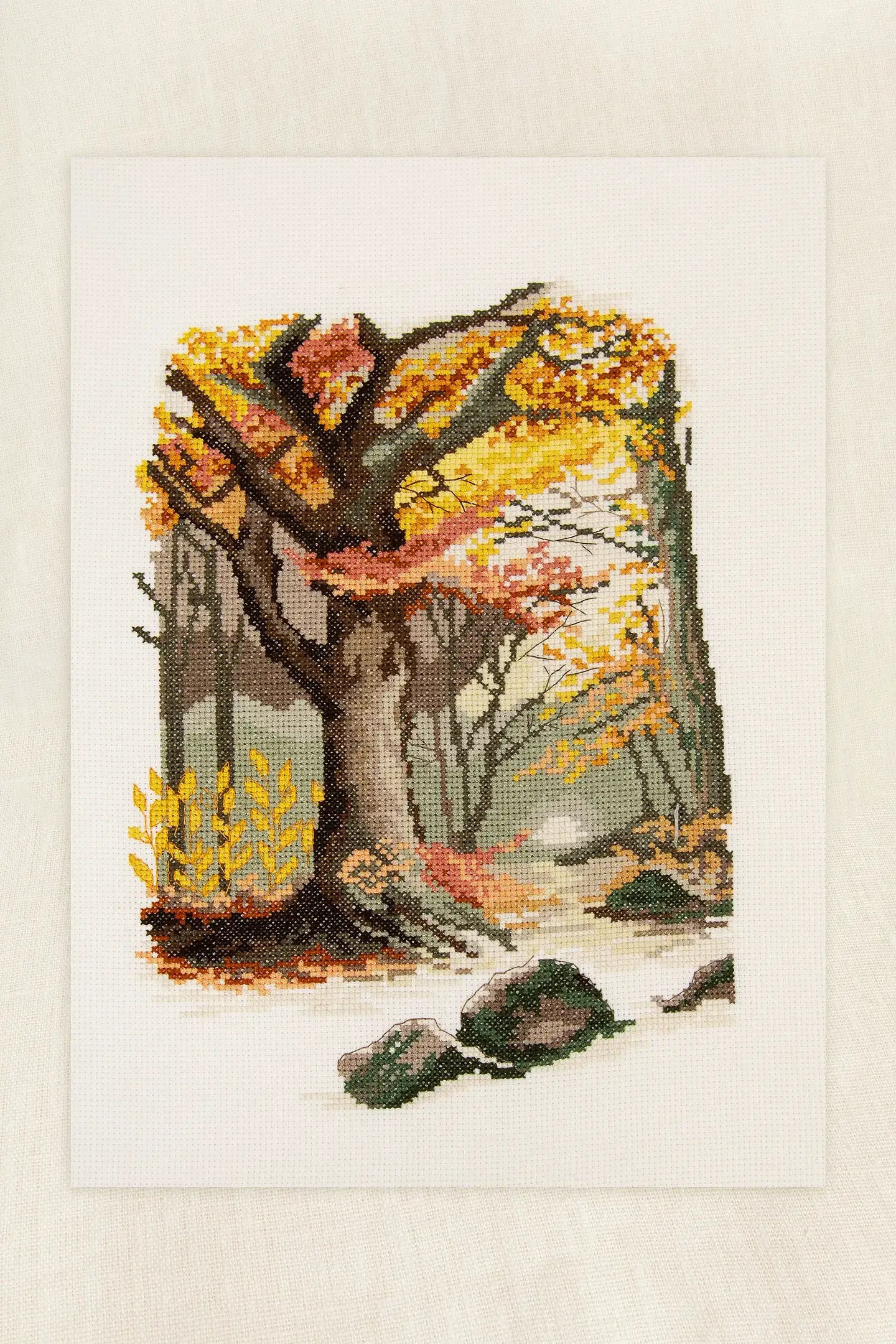 Autumnal landscape by Marie-Dominique Procureur