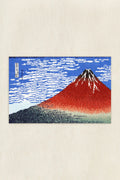Red Fuji by Katsushika Hokusai