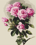 Roses and Bumblebees - Needle Fine Art
